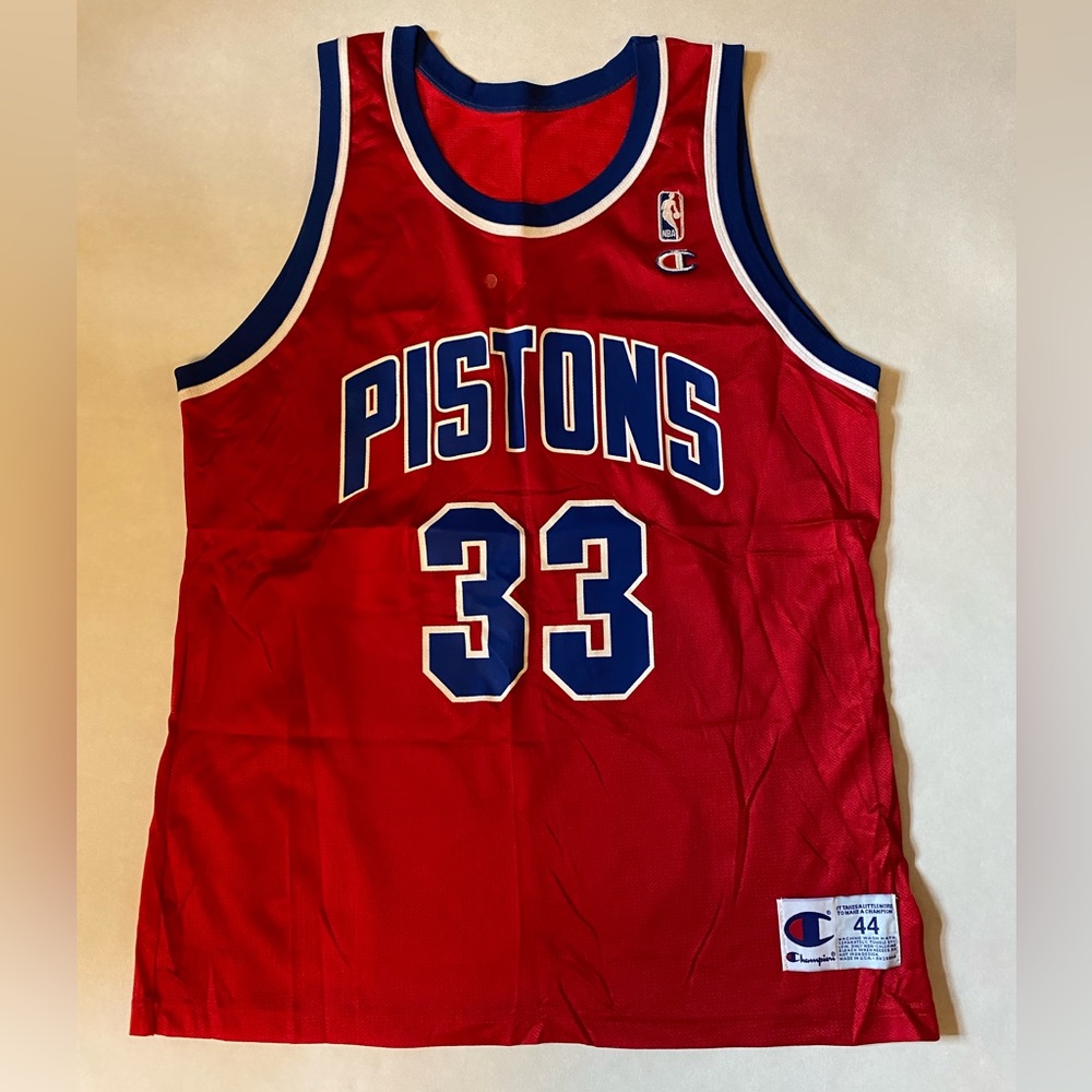 Authentic, vintage 1994 Grant Hill #33 Detroit Pistons NBA